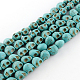 Perles en pierres gemme X-TURQ-S105-15x12mm-07-2