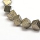 Natural Pyrite Cube Beads Strands G-I125-98-8x8mm-3