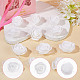 CRASPIRE 100Pcs Foam Rose Heads with Lace Edge White 3D Artificial Flower Head Small for DIY Crafts Accessories Valentine's Day Home Party Wedding Bridal Bouquet Decoration 1.7 x 1.7in DIY-WH0304-623I-6