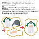 ガラスホットフィックスラインストーン  アップリケの鉄  マスクと衣装のアクセサリー  洋服用  バッグ  パンツ  感謝祭の日  カボチャ  297x210mm DIY-WH0303-209-5