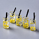 Glass Bottle Pendants GLAA-S181-11-3