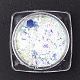 Polvo de pigmento de arte de uñas con purpurina gruesa holográfica MRMJ-S015-009K-2