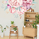塩ビウォールステッカー  壁飾り  花柄  290x1050mm  2個/セット DIY-WH0228-627-4