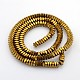 Electroplate Non-magnetic Synthetic Hematite Beads Strands G-O009-A02-1