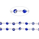 3.28 Fuß handgefertigte runde Perlenketten des bösen Blicks mit Bunte Malerei X-CHC-G009-B-S05-1