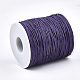 木綿糸ワックスコード  紫色のメディア  1mm  約10.93ヤード（10m）/ロール YC-R003-1.0mm-10m-192-2