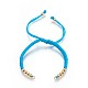 Fabrication de bracelets de perles tressées en nylon BJEW-F360-F06-1