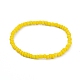 Perles de rocaille de verre étirer bracelets BJEW-JB06291-01-3