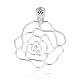 Tibetan Style Alloy Rose Flower Big Pendants PALLOY-J082-07P-1