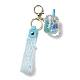 Décoration de porte-clés pendentif en acrylique de bouteille mélangée KEYC-D018-06-2