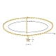 Colliers à pendentif en zircone cubique en laiton avec étoile de Shegrace sgNJEW-PH01391-2