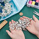 1шт аппликации из латуни со стразами DIY-FG0005-52B-3