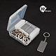 BENECREAT DIY Transparent Acrylic Keychain Clasps Making Kits DIY-BC0001-68-5