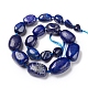 Chapelets de perles en lapis-lazuli naturel G-I194-27-3