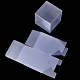 Boîte de faveur rectangle en pvc givré boîte-cadeau de friandises CON-BC0006-38-5