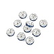 Messing Strass Zwischen perlen&nbsp;RSB030NF-14-3