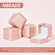 Подарочные коробки для колец из искусственной кожи nbeads LBOX-NB0001-03A-4