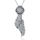 925 Sterling Silver Pendant Necklaces NJEW-BB18236-1