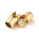 Ion Plating(IP) 304 Stainless Steel Magnetic Clasps with Glue-in Ends STAS-G276-31G-3