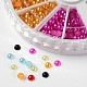 6 color cabujón de perlas de imitación de plástico de abs SACR-X0008-B-2