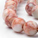 Brins de perles de netstone rouge naturel G-Q462-117-8mm-3