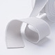 ポリエステルの擦り切れたグログランリボン  印刷  フリンジタッセル付き  ホワイトスモーク  5/8インチ（16mm）  約50ヤード/ロール（45.72メートル/ロール） ORIB-N0002-16mm-07-1