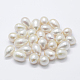 Perlas naturales abalorios de agua dulce cultivadas PEAR-P056-026-1