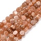 Natürliche sunstone Perlen Stränge&nbsp;G-P568-C19-01-2
