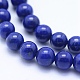 Natural Lapis Lazuli Beads Strands G-P342-01-6mm-AA-3