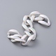 Handmade Acrylic Imitation Pearl Curb Chains AJEW-JB00521-3