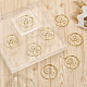 Iron Spiral Place Card Holders AJEW-WH0318-06G-4