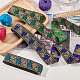 Fingerinspire 10.5m 3 Farben Ethno-Stickerei Polyesterbänder OCOR-FG0001-67-4