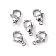 304 Stainless Steel Lobster Claw Clasps STAS-M262-01-12mm-3