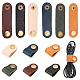 AHADEMAKER 12Pcs 6 Colors Cattlehide Leather Cable Straps AJEW-GA0004-67-1