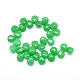 Natürliche weiße Jade Anhänger Perlen Stränge G-T005-11-2
