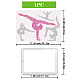 NBEADS Gymnastics Rhinestone Iron on Hotfix DIY-WH0303-273-3