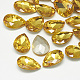 Cabujones de cristal con rhinestone RGLA-T081-6x8mm-22-1