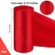 GORGECRAFT 27 Yards x 6 Inch Wide Double Faced Satin Ribbon Roll Red Polyester Solid Fabric Large Ribbon Wrapping Grand Opening Chair Sash Bouquet Bow Making Party Decoration (Red) SRIB-WH0011-012G-2