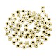 304 Sonnenblumengliederketten aus Edelstahl STAS-N092-01P-2