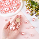 PH PandaHall 150pcs Vase Filler Beads Pink Floating Pearls No Hole Faux Beads Water Candle Beads Centerpieces Beads for Makeup Brush Holder Valentine Christmas Wedding Home Table Decor 10/14/20/30mm FIND-WH0127-18E-6