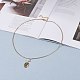 Natural Pearl Beads Natural Cowrie Shell Pendant Necklace for Teen Girl Women NJEW-JN03745-01-2