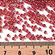 12/0 Grade A Rainbow Transparent Round Glass Seed Beads X-SEED-Q010-F538-3