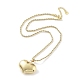 Ожерелья с подвеской в форме стойки из латуни для женщин NJEW-D057-01G-1