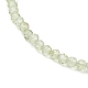 Runde Perlenarmbänder aus natürlichem Olivenquarz BJEW-JB09390-04-2