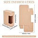 Kraft Paper Box CON-WH0073-44-2