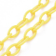 Collares personalizados de cadena de cable de plástico abs NJEW-JN03254-04-3