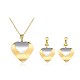 Women's Brass Jewelry Sets SJEW-BB23054-3