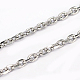 304 Stainless Steel Cable Chains CHS-L001-68-0.8mm-1