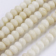 Chapelets de perles en bois pétrifié naturel G-K255-16-1