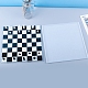 DIYのチェス盤と駒のシリコンモールド  レジン型  UVレジン用  エポキシ樹脂工芸品作り  子供と大人のための古典的なゲーム  ホワイト  274x274x9mm  内径：265x265mm DIY-F052-01-1